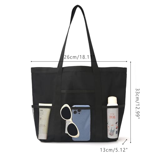 Mesh tote bag, suitable for daily travel, shopping, weekend trips, beach bags, fitness bags4