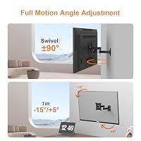 GRIFEMA GB1009-1 Monitor Wandhalterung Fernseher für 10-27” – Ansicht 5