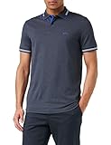92 % algodón, 8 % elastano BOSS Paul Curved, Camisa de polo Navy413, L, Hombre