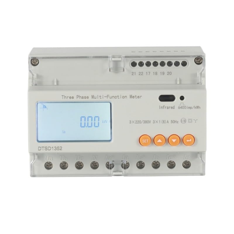 Medidor de energía eléctrica DTSD1352 trifásico de cuatro hilos y modelo DTSD1352-C