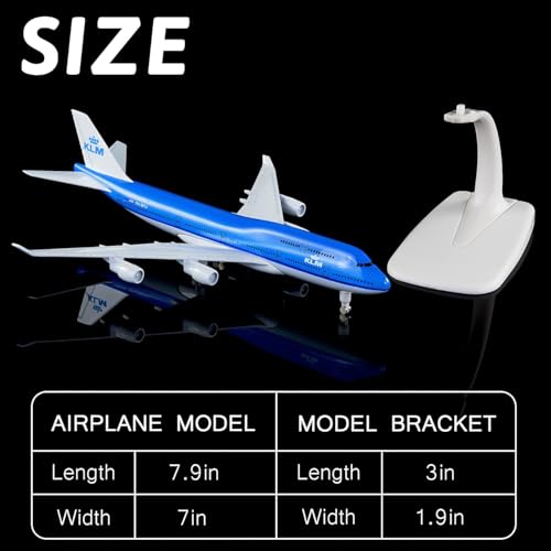 Modelo Holland 1/300 747 de aleación para coleccionistas de aviación escala fiel 4