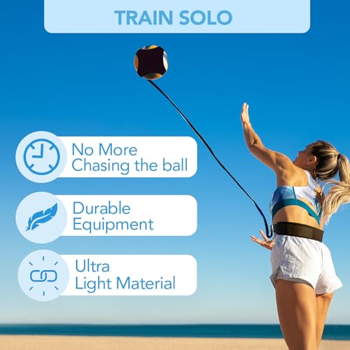 Inscool Volleyball Training Equipment Aid - Level Up Your Skills with Solo Practice, Realistic Repetitions & Adjustable Design - Perfect for Volleyball Players of All Levels & Genders - Thumbnail 4
