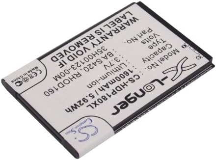 Replacement Spare 1600mAh Battery for HTC Touch PRO 2 II - Easy Installation