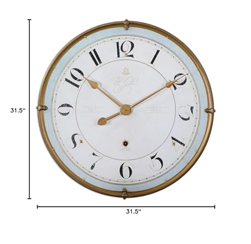 Reloj de pared analógico Vhomes Lights 31.5 pulgadas redondo miniatura 3
