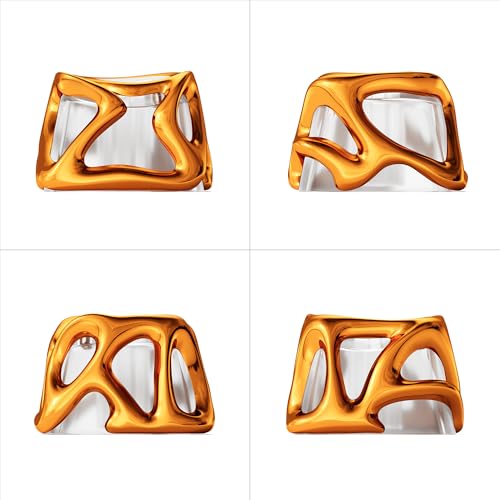 Image of XVX Custom Keycaps, Metal Liquid Transparent Key caps, 1U Keyboard Keycaps Replacement for Mechanical Keyboard