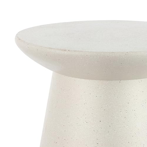 Jonathan Y TBL1108D Hollie 18 Inch Minimalist Modern Drum Indoor/Outdoor Accent Table Pedestal Contemporary thumb #4