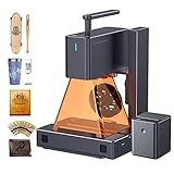 LaserPecker 2 Laser Graviermaschine mit Powerbank & Rotationswalze, 5W Lasergravur Maschine Handheld, 36000mm/min, 0.05mm Ultra-Fein Laser Gravur Gerät Laser Engraver, für Holz Leder Lackiertes Metall