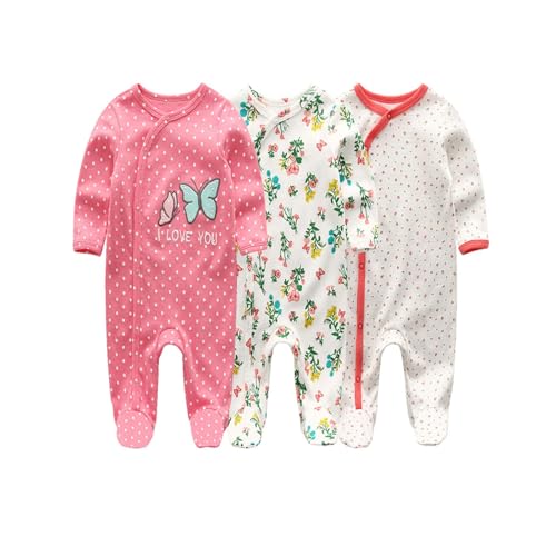 Image of MAMIMAKA Newborn Layette Gift Set 27-Piece Baby Girl Clothes Bodysuits, Pants Essentials and Accessories 0-12Months