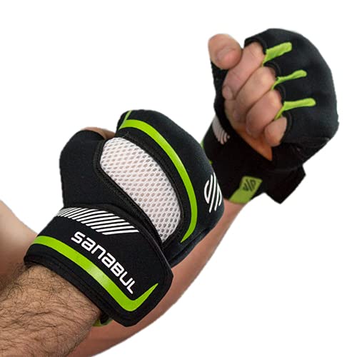 Sanabul New Item Paw V.2 Gel Boxing Mma Kickboxing Cross Training Handwrap Gloves (Green, S/M) #TOP6