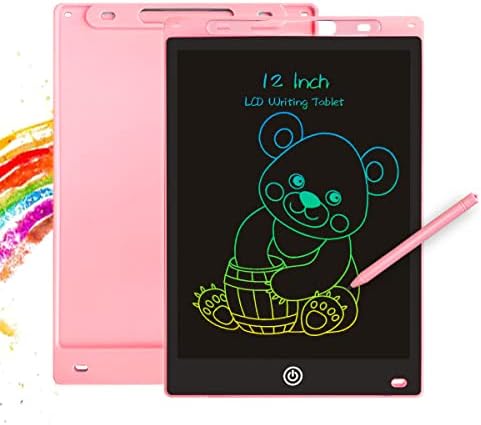 Girls Toys Gifts Doodle Board Drawing Pad，DCV 12 Inch Drawing Board for Girl Toddlers as Kids Toys, Car Activities, Coloring Books.