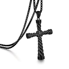 I-Spiral Cross Black