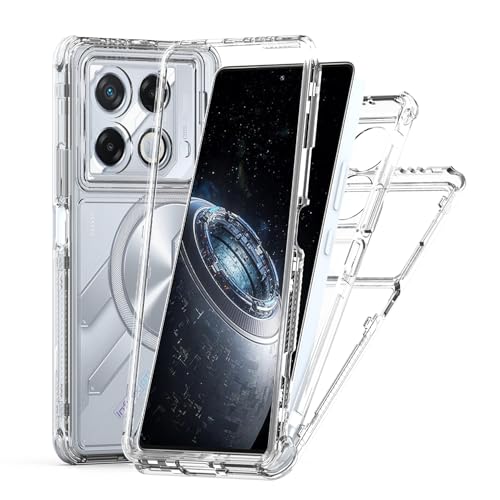 linsuyu Compatible with Infinix GT 20 Pro Case，Compatible with Infinix Note 40 4G Pro Phone Case Cover 【Hard PC + Soft Silicone+Acrylic Back Panel】 HY