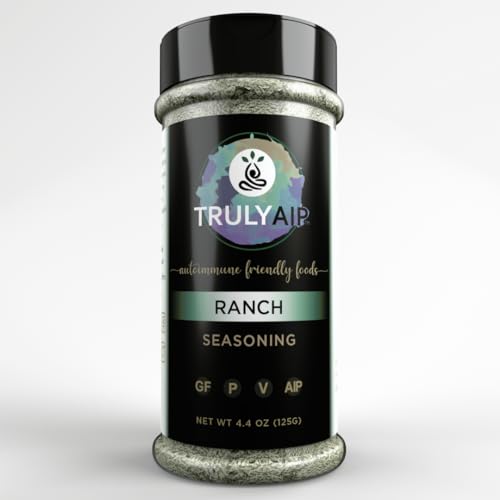 Truly Aip Ranch Seasoning Mix - Paleo, Keto, Whole 30 & Autoimmune Protocol Friendly – Makes Aip Salad Dressing & Vegetable Dip – Dairy, Soy, Oil, Egg & Sugar Free (4.4 Oz (125 G))