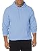 Price comparison product image Hanes Men's Sweatshirt, EcoSmart Fleece Hoodie, Cotton-Blend Fleece Hooded Sweatshirt, Plush Fleece Pullover Hoodie, Light Blue, XL
