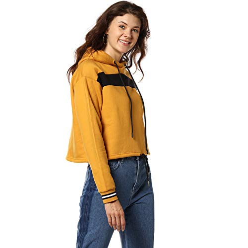Image of PINACOLADA Women Red Crop Casual Sweatshirt