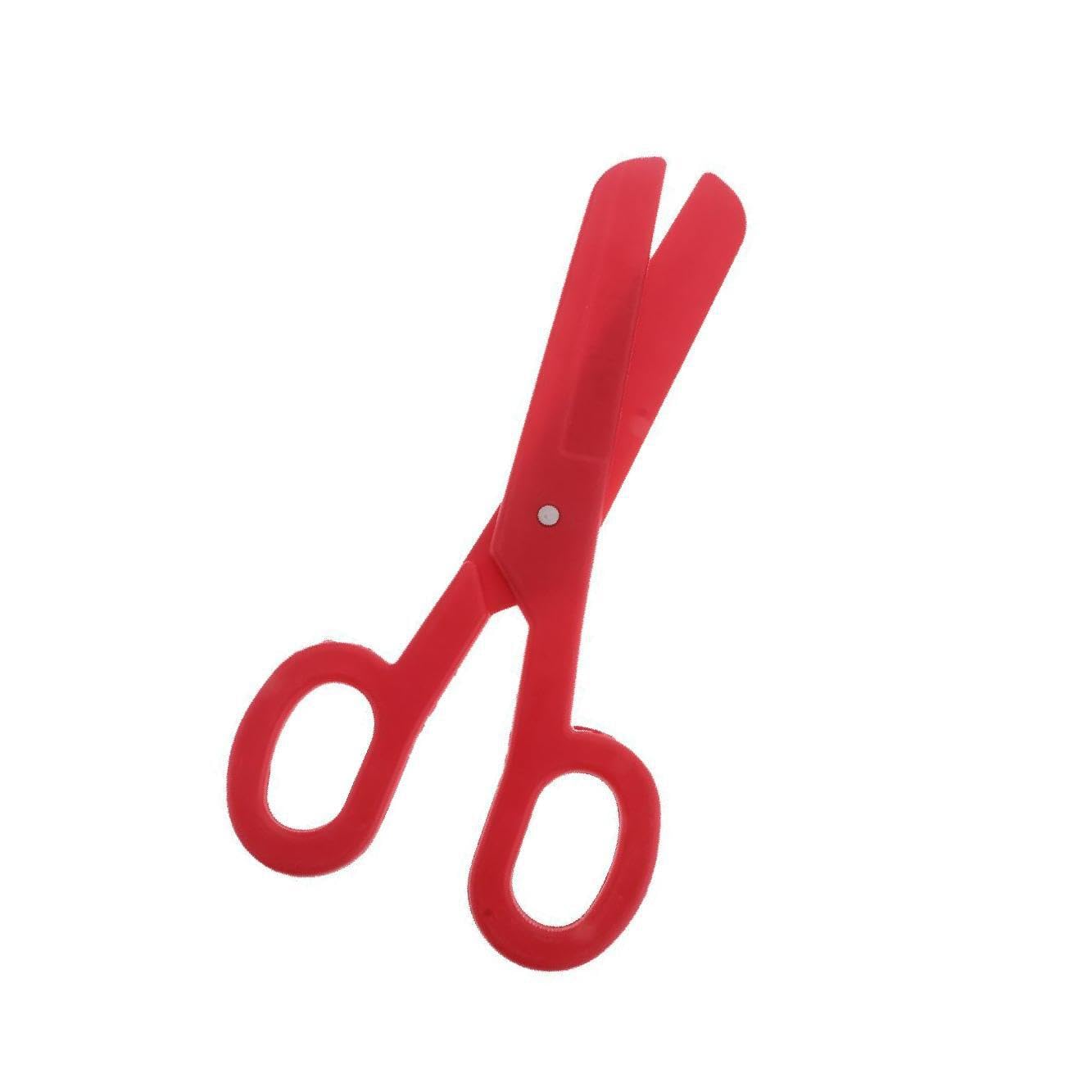 Zymoplas Funny Large Plastic Scissor Clown Fancy Dress Halloween Costume Prop Red and Amusing