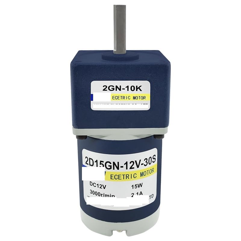 2D15GN DC Gear Motor 15W Brushed Miniature 24V12 Permanent Magnet Low Speed 1Pcs(12V+24V【3K-700R/1066R】)