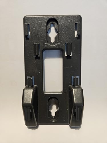 Cordless Phone Wall mounting Bracket - Compatible with Most VTech & AT&T Home Phones (Dark Gray)