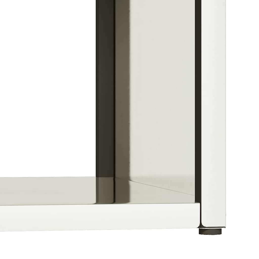 Rastrelliera per Legna da Ardere 40x40x40 cm in Acciaio Inox | Porta Ceppi per Camino, Capacità 30 kg, Design Elegante, Resistente alla Corrosione
