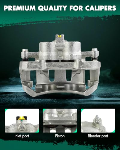 Image of SCITOO - Front Right Disc Brake Caliper Assembly w /Bracket For Nissan Model - For D21 1992-1994,For Frontier 1998-2004,For Pickup 1995-1997 19B1672