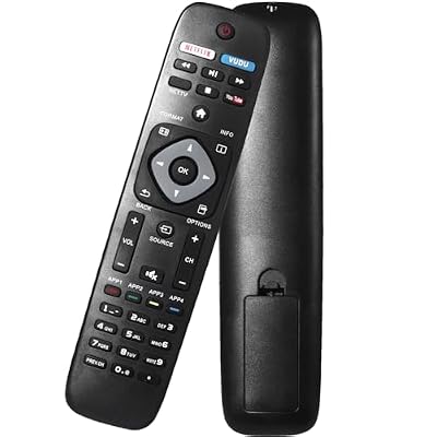 NH500UP Universal Remote Control Replacement Compatible with Philips Smart TV LCD LED 4K UHD Smart TVs