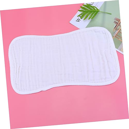 3pcs Burp Cloths Soft Shoulder Pad for Boy Girl White Burp Cushion Easy to Clean and Travel-Friendly for Spitting and Keeping Clothes Clean3