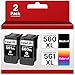 Produktbild NewLift 560XL 561XL Patronen für Canon Druckerpatronen 560 561 PG-560XL CL-561XL für Canon Pixma TS5350i TS5350 TS5350a TS5351 TS5351a TS5351i TS5352 TS5352a TS5353 TS5353aSchwarz Farbe 2-Pack