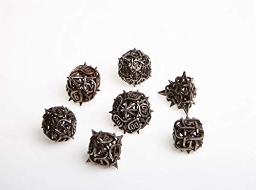 Amazon.com: shapeways Thorn Dice Set with Decader, 7 Piece Die Set