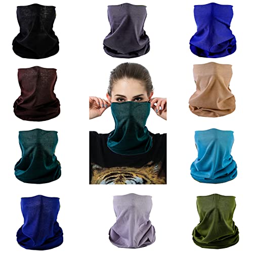 Image of Neck Gaiter Masks Tube Scarf,Seamless Bandanas Buffs Gators,Ourdoor Face Mask Face Covering Multi Headwear