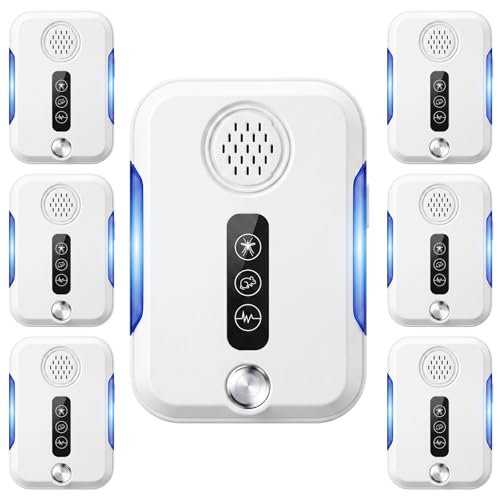 Upgraded Electronic Ultrasonic Mosquito Repellent & Insect Indoor Repeller- Mouse Repellent Ultrasonic Plug in for Mice, Rats, Rodent, Roaches, Ants, Bugs, Stronger Driving Force 3 Mode Switching