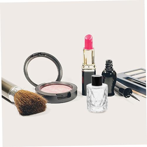 Botellas difusoras recargables de vidrio Luxshiny 4 piezas miniatura 5