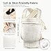 Baby Carrier Newborn to Toddler- Ergonomic,Cozy and Lightweight Infant Carrier for 7-40lbs,3 Carry Positions Newborn Carrier,White Houndstooth