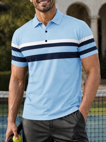 Image of Noble Monk T-Shirt for Men || Half Sleeves Men's T-Shirt || Solid Polo || Multicolor Tshirt