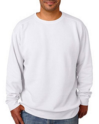 Comfort Colors Chouinard 1566 Adult Crew Neck Sweatshirt White DirDye XXX-Large