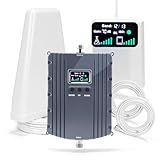Cell Phone Signal Booster for Home& Office with Band 66/2/4/5/12/17/13/25 for All Canadian Carriers | Up to 5500 Sq Ft | Boost 4G Data Signal | ISED Approved