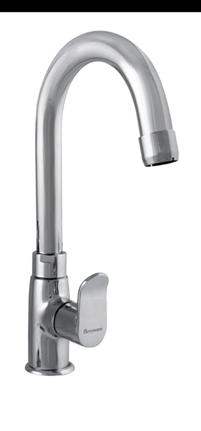 PARRYWARE Alpha SWAN Neck Pillar Cock (Brass & Chrome Finish) G2703A1