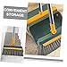 MAGICLULU Long Handle Broom and Dustpan Set Heavy Duty Stand-up Cleaning Kit for Home and Office Ergonomic Design with Self-Cleaning Dustpan Teeth for All Floor Surfaces