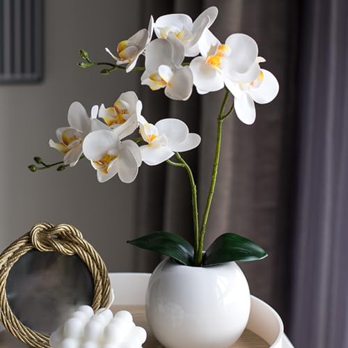 Fausse orchidée décorative haut de gamme fleurs artificielles type 3 - 6