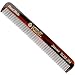 Kent Slim Jim 4 1/2" 118mm Handmade Men/Women Saw-Cut Fine Teeth Pocket Comb - For Fine Hair, Styling