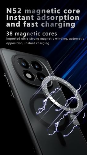 Image of Back Cover for Redmi Note 15 5G, Matte PC Back + TPU Bumper Shockproof Mobile Case Cover (Redmi Note 15)