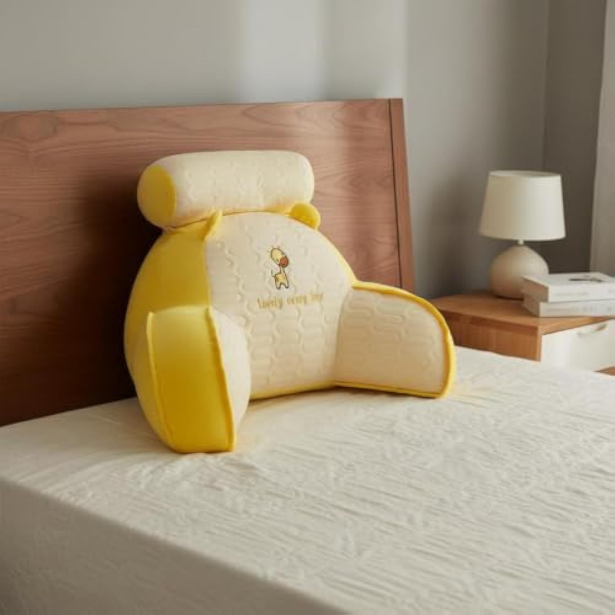 Reading Pillow for Sitting Up Support - Ergonomic Bed Rest