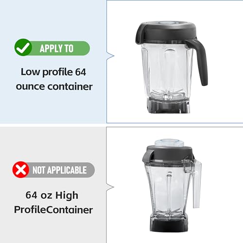 Tapón de recambio perfil bajo para envases 64 oz miniatura 3