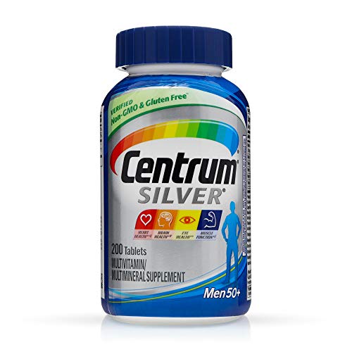 Centrum Silver® Men 50+ Multivitamin Multimineral Supplement -- 200 Tablets
