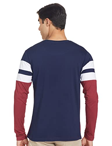 Image of Max Men Typographic Print Regular Fit Crew Neck T-Shirt