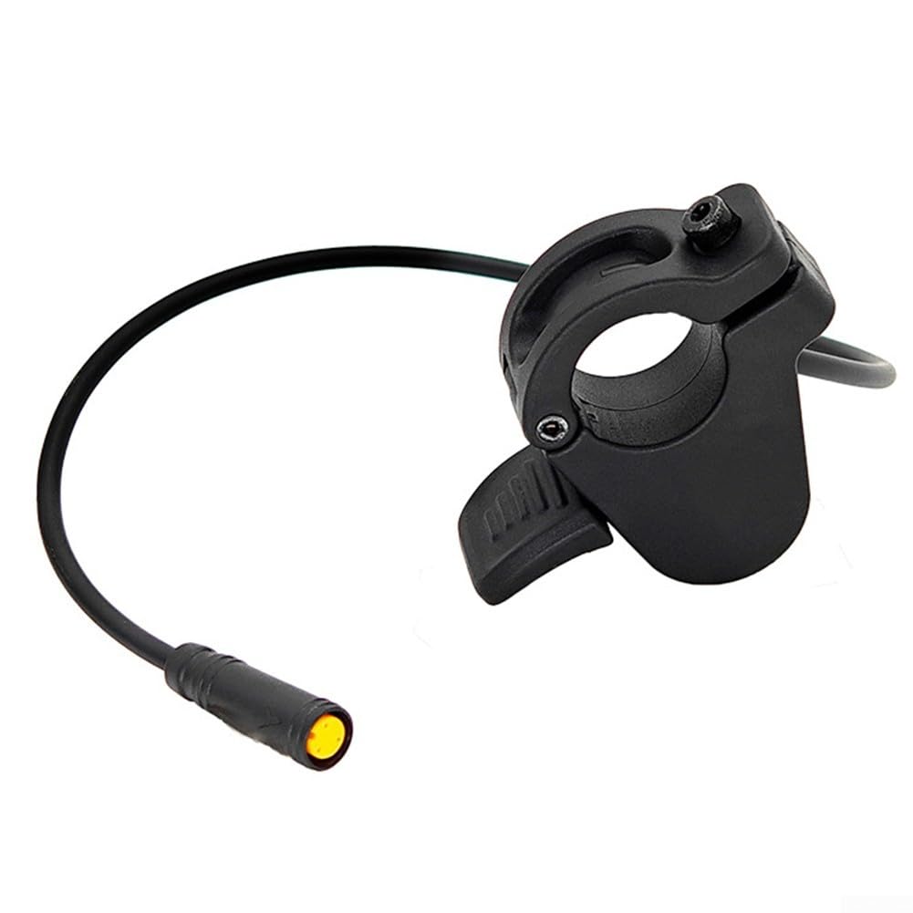 Accélérateur de doigt d'accélérateur de pouce pour trottinette électrique avec tête étanche pour 300X M8 en plastique antidérapant Noir (B)