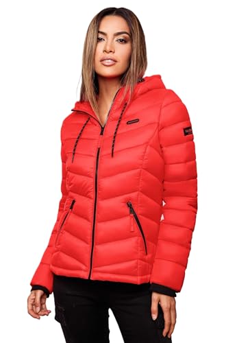 MARIKOO Damen Jacke Steppjacke Winter Übergangsjacke gesteppt Herbst B403...