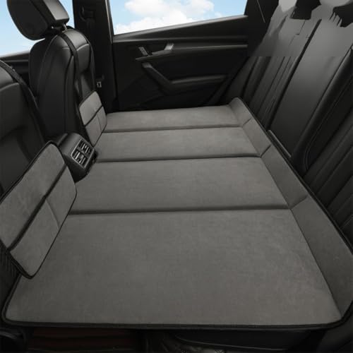 ZLXMRUT Car Folding Mattress for Ford Ecosport 2 (II) I 2017-2023, Back Seat Bed Gap Filler Non Inflatable Sleeping Pad Travel Camping Accessories,Camel-80 * 130