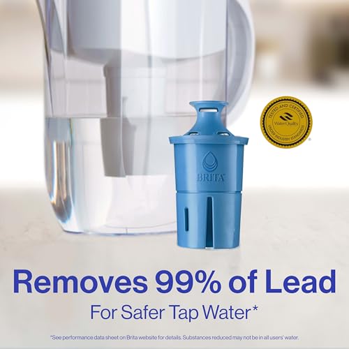 Brita Filter Replacements for Water Pitchers and Dispensers, Elite, NSF Certified to Remove 99% of Lead, 2 Count, Blue - Image 3