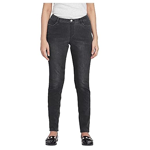 GO COLORS Women Black Mid Rise Cotton Premium Denim Jegging - L