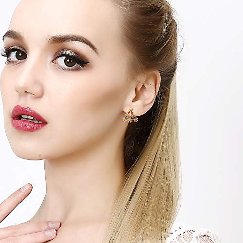 15 Pairs Bohemian Earrings for Women with Multi-design in Different Color -Cute Earrings for Teens- Boho Stud Earrings Sets for Women - Retro Jewelry Gift for Women4